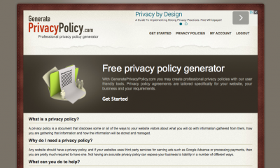 Free Privacy Policy Editor - Provided by VLD Interactive
