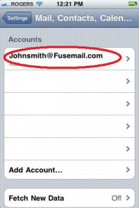 Accounts iPhone IMAP Setup Guide