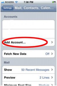 Add Account iPhone IMAP Setup Guide