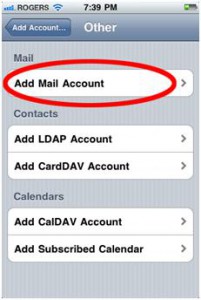 Add Mail Account iPhone IMAP Setup Guide