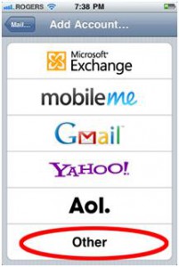Account Type iPhone IMAP Setup Guide